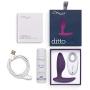 Ditto by We-Vibe Rechargeable Bluetooth Vibrating Anal Plug with Wireless Remote Control