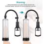 Penis Pumps with High Intensity Suction and Quick Release Valve, AILEQI Pens Pumps for Vividly Realistic Sensations,Clear Cylinder Measurement