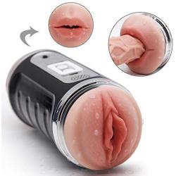 Automatical Piston Telescopic Rotation Handsfree Multi Modes Multi Speeds Sexual Moaning USB Rechargeable Sleeve Stroker Men Oral S%exy Sexy Underwear for Men