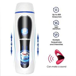 Pulse Telescopic Automatic Masturbation Cup Interactive Voice Masturbation Adult Sex Supplies Penis Exerciser