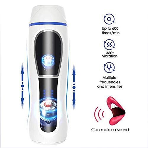 Pulse Telescopic Automatic Masturbation Cup Interactive Voice Masturbation Adult Sex Supplies Penis Exerciser