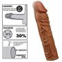Silicone Cóndom Reusable Pênnís Sleeve Enlargement Toys for Men Chástity Clítoris Stímulator Pênnís Rings-3124