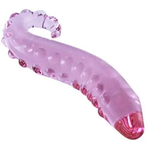 kissmeone more GlassToys 6" Pink Glass Dildo Resembles a Tentacle GD136 kissmeone more GlassToys 6" Pink Glass Dildo Resembles a Tentacle GD136