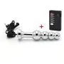 Entry Level Pulse Butt Plug Electric Shock Stainless Steel Metal Plated Anal Plug Sex Toys (F) Entry Level Pulse Butt Plug Electric Shock Stainless Steel Metal Plated Anal Plug Sex Toys (F)
