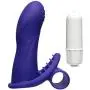 Doc Johnson Mood - Euphoric Smooth - Silicone Finger Sleeve with 10 Function Vibrating Bullet Clit Stimulator - Purple Doc Johnson Mood - Euphoric Smooth - Silicone Finger Sleeve with 10 Function Vibrating Bullet Clit Stimulator - Purple