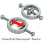 RONSHIN Fetish Nipple Clamps Adjustable Nipple Clamps Stainless Steel Nipple Clamps Stimulation Erotic SM BDSM Sex Toy for Men and Women
