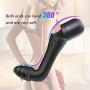 Wand Massager Vibrator for Women - Waterproof Rechargeable Dildo for Clitoral G-Spot Intense Orgasm, 7 Modes Double Head Vibrating and 107.6°F Heated for Realistic Vaginal Clitoris Anal Stimulation