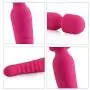 Heated Wand Massager, Rechargeable Cordless Waterproof Magic Mini Massager, Medical Grade Soft Full Silicone, 7X Multi-Speed Vibrations, Tail Has Heating Function for Muscle Aches and Sports Recovery Heated Wand Massager, Rechargeable Cordless Waterproof Magic Mini Massager, Medical Grade Soft Full Silicone, 7X Multi-Speed Vibrations, Tail Has Heating Function for Muscle Aches and Sports Recovery