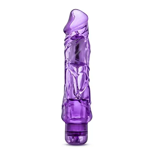 Eden 9" Soft Large Thick Realistic Vibrating Dildo, Multi Speed Powerful Vibrator, Sex Toy for Women, Purple