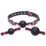 Master Series Crimson Tied Triad Interchangeable Silicone Ball Gag Master Series Crimson Tied Triad Interchangeable Silicone Ball Gag