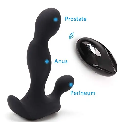 P-Spot Massager with Wireless Remote Control, Anal Vibrator, Sex Things for Men, Prostate Stimulator, Personal Wand Massager, Electric Gay Vibrant Toy, 7 Vibration Modes, USB Rechargeable, Waterproof P-Spot Massager with Wireless Remote Control, Anal Vibrator, Sex Things for Men, Prostate Stimulator, Personal Wand Massager, Electric Gay Vibrant Toy, 7 Vibration Modes, USB Rechargeable, Waterproof