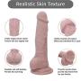 YJJ-SEEX Women Underwear Flesh Dídlõ with Suction Cup for Women Huge Plug Flexible Toys for Lésbián Pants Stráp ǒn Strapless Strap Suction Cup Strapless Strapon Harness Women Couples