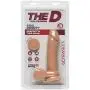 Doc Johnson The D - Perfect D 7 Inch - ULTRASKYN - 7" Long and 1.75" Wide - Strong Suction Cup Base - O-Ring Harness Compatible Dildo - Vanilla