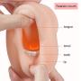 Pocket Pussy Male Masturbator Cup - 3D Realistic Masturbation Adult Sex Toys Vagina and Mouth with Teeth and Tongue Oral Masturabator Sleeve for Intense Stimulation, Black