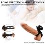 Vibrating Penis Ring with Tongue, Male Cock Ring & Clitoral G-Spot Bullet Vibrator Clitoris Stimulators Powerful Sex Toys for Couple Prolong Sexual Pleasure Rechargeable (Black) Vibrating Penis Ring with Tongue, Male Cock Ring & Clitoral G-Spot Bullet Vibrator Clitoris Stimulators Powerful Sex Toys for Couple Prolong Sexual Pleasure Rechargeable (Black)