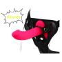 Bibida Strap On Double Massager Wand for Gǎy, Female Wearable Leather Adjustable Relax Toy bibida