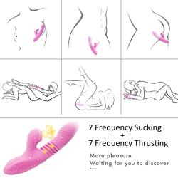 Adult Toys Women Multi Thrusting &Sucking Modes Vibrate Toy Oral Tongue Vibration Wand,Waterproof Multi Speed Clitorial Simulator ,T-Shirt