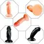 Realistic Dídlõ with Cup Hands-Free Flexible Pênňís Tõys for Women Men Beginners