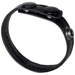 The MachO Collection Adjustable Snap Cock Ring, Black