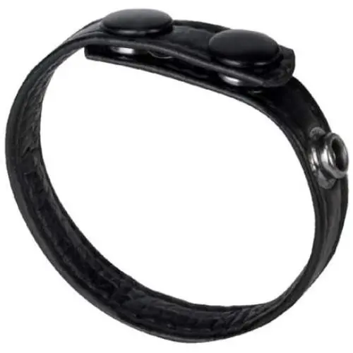 The MachO Collection Adjustable Snap Cock Ring, Black