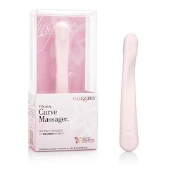 CalExotics Inspire Vibrating Curve Massager - Waterproof Sex Toys for Couples - Rechargeable Waterproof Massager - Flexible Adult G Spot Vibe - Pink