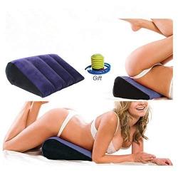 Inflatable Position Pillow - Magic Triangle Cushion Furniture for Couples 17.8&quotx14.2&quotx5.9" Position Support Pillow