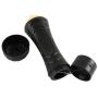 Electric Silicone Male Aír-cräft Cup, Senior Men, 100% Medical Silica, Man Black T-Shirt, Warm Cup - Training Sleeve Black