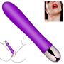 G Spot Vibrator for Vagina Stimulation, Ultra Soft Bendable Small Vibrator with 9 Vibration Patterns-Slilcone Dildo Vibrator Clitoris Stimulator for Women