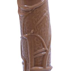 MXYLYM5 Full Body, Simulated Skin-Safe Silicone Meat Color (11" Long,2.55" Wide) Telescopic Thrust