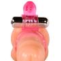 Pink B.O.B. Super Strong Vibrating Cock Rring Sex Toy for Men, 2.4 Ounce