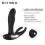 Heating Vibrating Prostate Massager - Dual Motors Waterproof Wireless USB Rechargeable Remote Control Electric Massager for Men-Silicone 24 Modes Best Home Use Therapeutic Massage Wand Massager