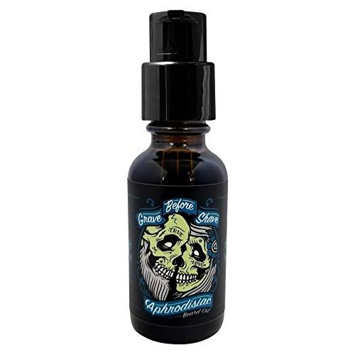 GRAVE BEFORE SHAVE Leather/Cedar-wood scent Beard Oil 1oz.