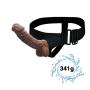 TTQQJJ 8 Inch Lifelike Oversize Personal Body HandsFree with Strong Suction Cup for Female - Brown - Yuanyinshuoming1.3