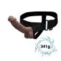 TTQQJJ 8 Inch Lifelike Oversize Personal Body HandsFree with Strong Suction Cup for Female - Brown - Yuanyinshuoming1.3