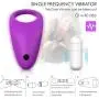 Luckly77 Male Purple Pennis Rings for Erection Enhancer Vibration Ring Male Penis Delay Ring Jeans Sunglass