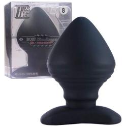 Boss Silicone Stopper Butt Plug, No.8