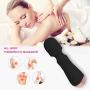 Mini Wand Massager - 12 Frequency Mode Rechargeable Wireless Waterproof Small Massager - Family Health Handheld Sports Massage Equipment and Gifts (Black) Mini Wand Massager - 12 Frequency Mode Rechargeable Wireless Waterproof Small Massager - Family Health Handheld Sports Massage Equipment and Gifts (Black)