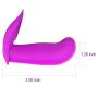 Wireless Massager with Remote Control, 10 Speed Frequency Waterproof Silicone Massager for Neck Relaxation and Back Relaxation