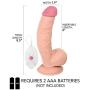 Vibrating Suction Cup Dildo - Realistic Shaft and Veins -G-Spot Stimulator Adult Sex Toy