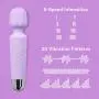 Luna Magic Wand Massager - Rechargeable Clitoral Waterproof Vibrator - 20 Patterns & 8 Intensities – Handheld, Quiet, Small, Powerful - Dildo Sex Toy for Couples, Men, Women & Females - Purple Luna Magic Wand Massager - Rechargeable Clitoral Waterproof Vibrator - 20 Patterns & 8 Intensities – Handheld, Quiet, Small, Powerful - Dildo Sex Toy for Couples, Men, Women & Females - Purple