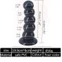 CharmingNight Joy Wand Toy Silicone Plug Weighted Amal Trainer Role Play Sets Enhance Comfortable and Easy to Clean (Color : Black)