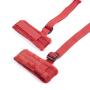 Feeke Neck Arm Tethered Set Wrist Thigh Ties with Pillow Bundle Binding Split Leg Adult Toys DEPUR (Color : Red)