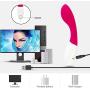 G Spot Vibrator Massager with 5 Vibrating Modes – Travel Size Female Sex Toy Vibrator with Soft Waterproof Silicone and USB Fast Charging