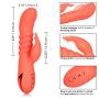 Calexotics California Dreaming Orange County Cutie Silicone Thrusting Rabbit Vibrator