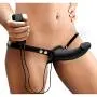 Strap U Power Pegger Black Silicone Vibrating Double Dildo with Harness Strap U Power Pegger Black Silicone Vibrating Double Dildo with Harness