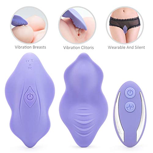Wireless Víbrator Panty Invisible Egg Adult Female Wearable C-l?t-óris Stímulatór Toy USB Rechargeable Six Toys for Women,T Shirt - Purple