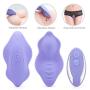 Wireless Víbrator Panty Invisible Egg Adult Female Wearable C-l?t-óris Stímulatór Toy USB Rechargeable Six Toys for Women,T Shirt - Purple