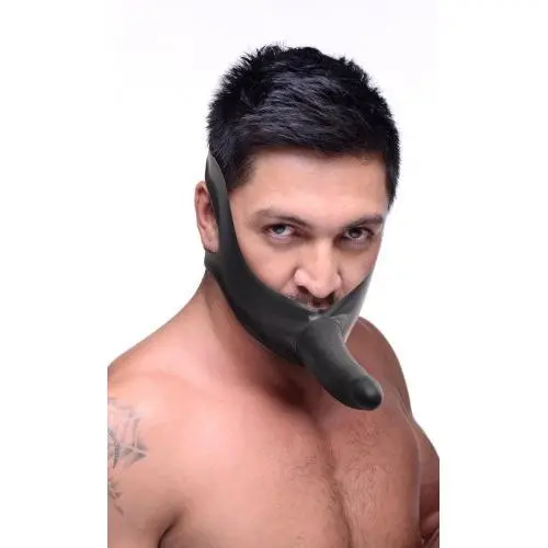 Master Series Strap On Dildo Face Mouth Gag Master Series Strap On Dildo Face Mouth Gag