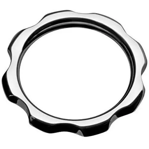 Master Series Gear Head Metal Cock Ring, 1.75 Inch