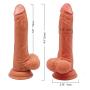 Vibrating Realistic Dildo with 360° Rotation - Adorime 8.3 inch 10 Powerful Vibrations Rechargeable Waterproof Silicone Penis for Women with Suction Cup & Remote Control, Adult Sex Toys for Couples